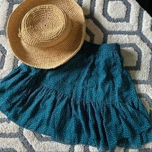 Reserved ECO Aware green flowy skirt